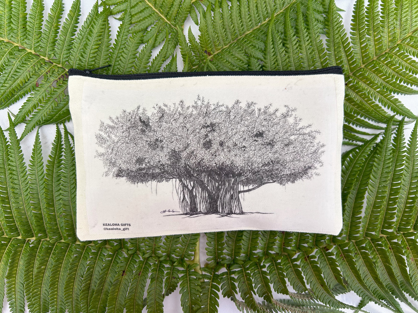 Hand printed tote bag