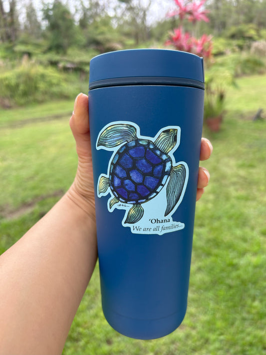 Hawaiian Turtle Sticker/ Honu