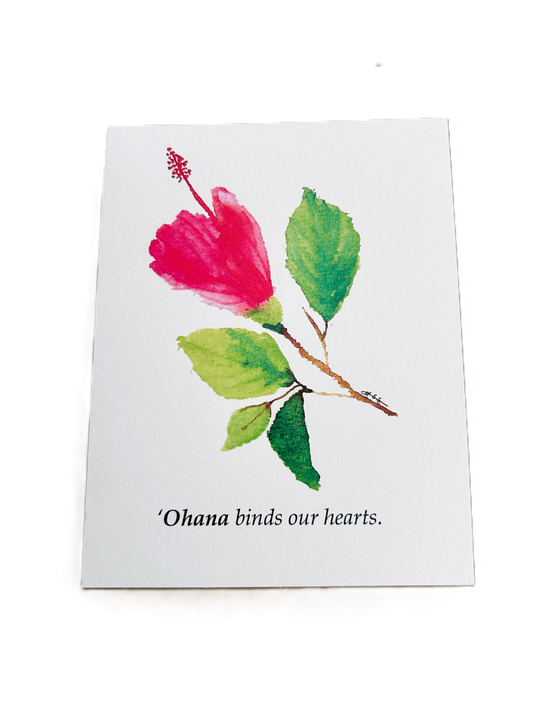 'Ohana Greeting card