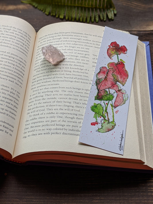 Hawaiian Watercolor Bookmarks, Bundle of 3