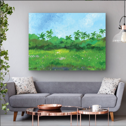 Black sand beach morning