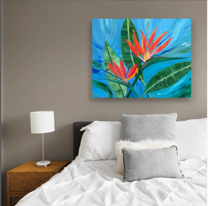 Exotic Bird of paradise