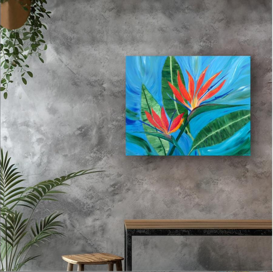 Exotic Bird of paradise