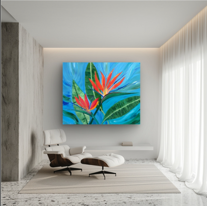 Exotic Bird of paradise