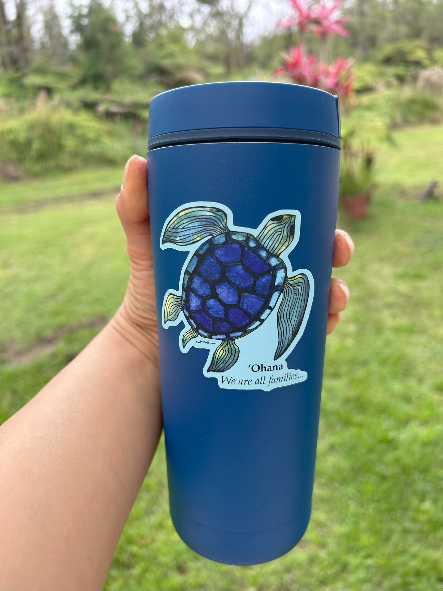 Hawaiian Turtle Sticker/ Honu