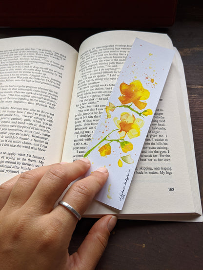 Hawaiian Watercolor Bookmarks, Bundle of 5