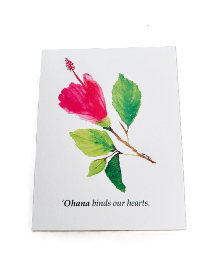 'Ohana Greeting card