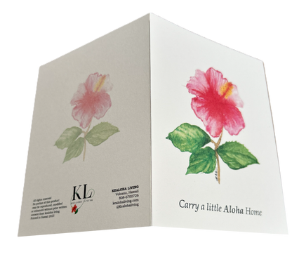 Aloha greeting card