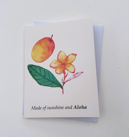 Island vibe Greeting card