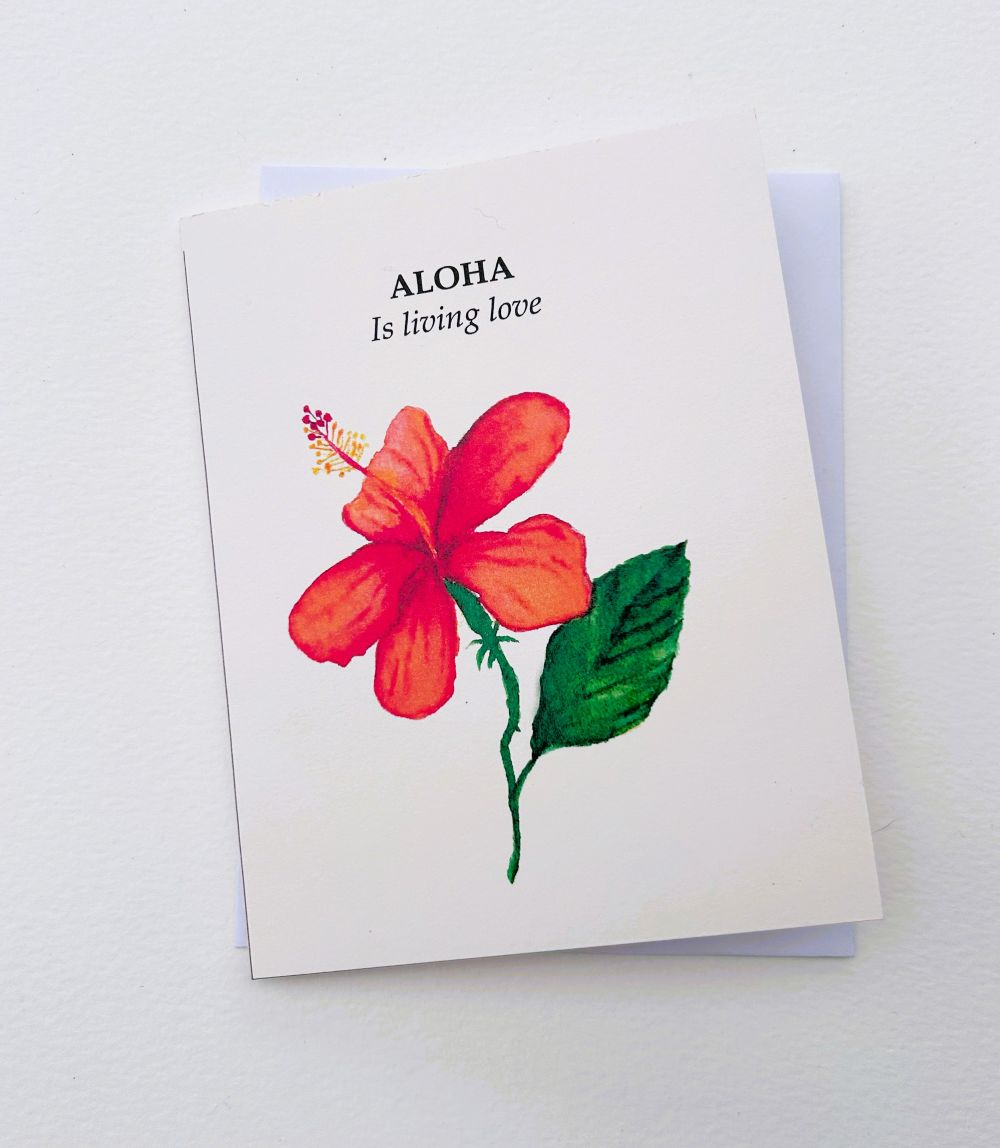 Aloha Greeting card