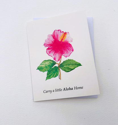 Aloha greeting card