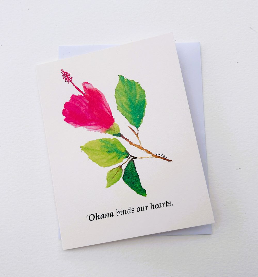 'Ohana Greeting card