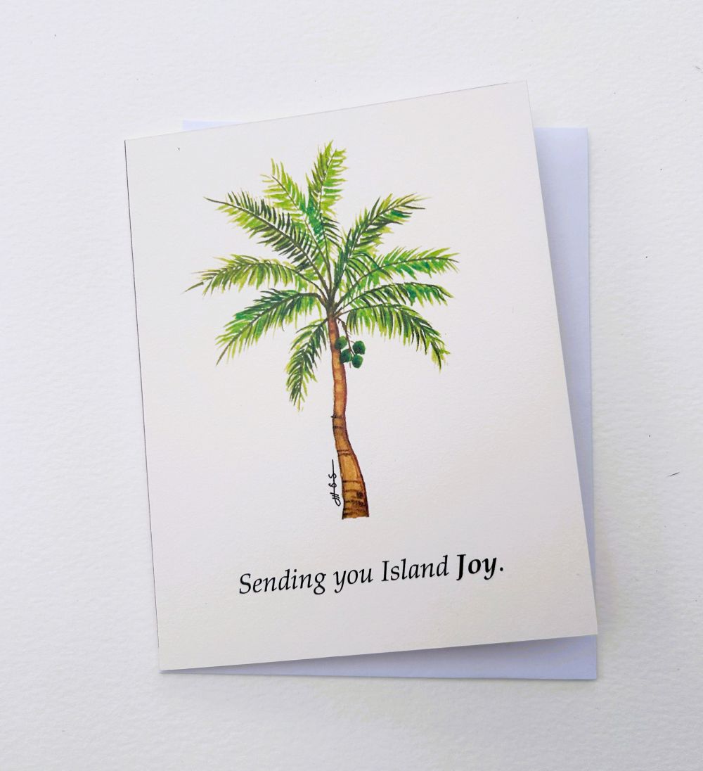 Island Greeting card